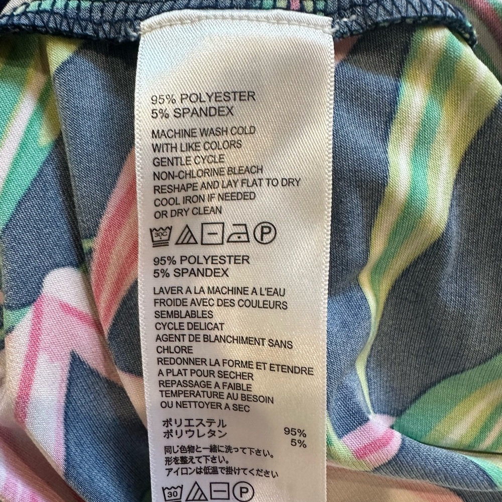 Tommy Bahama Navy Pink and Green Resort Sundress size M - Picture 4 of 5